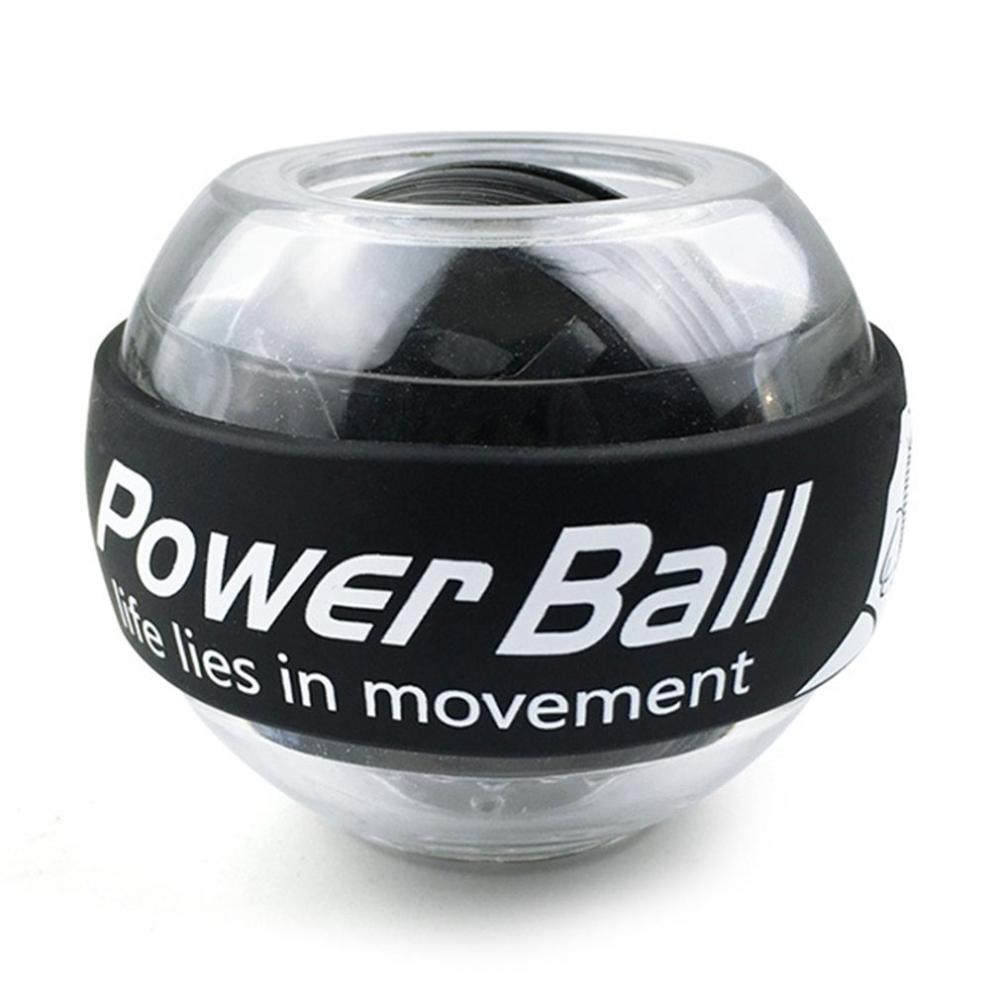 Rannepalloharjoittelulaite gyroskooppivahvistin power ball -käsivarsien harjoituslaite powerball-kuntoilulaite kuntosali kuntolaitteet: Musta