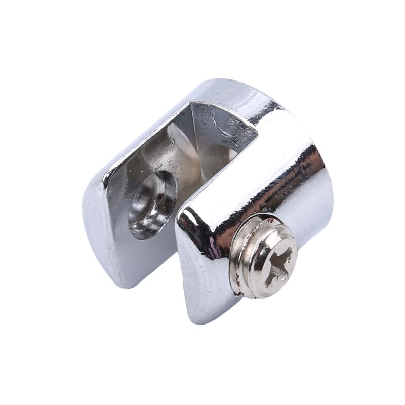 4Stck Glas Armaturen Schicht Glas Clip Zylindrischen Glas Bücherregal Wein Schrank Clip Halterung Befestigt Clip Halterung