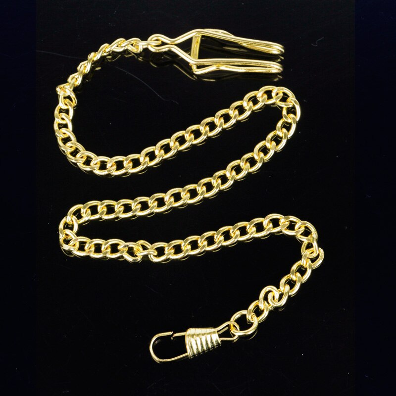 Zilver/Brons/Zwart/Goud Rvs Ketting Voor Albert Hanger Zakhorloges Houder Quartz Zakhorloge Hanger kettingen