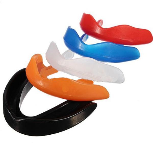 1Set Sport Mouth Guard Teeth Protector Kids Adults Mouthguard Basketball Rugby Boxing Karate Tooth Brace Protection Color Random