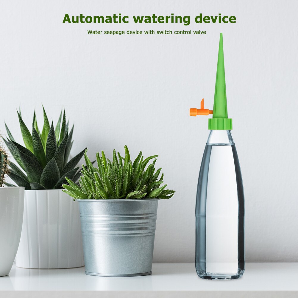 12pcs Bottle Dripper Drip Irrigation System Automatic Waterer Spike for Flower Plants Greenhouse Watering Device Garden Supplies