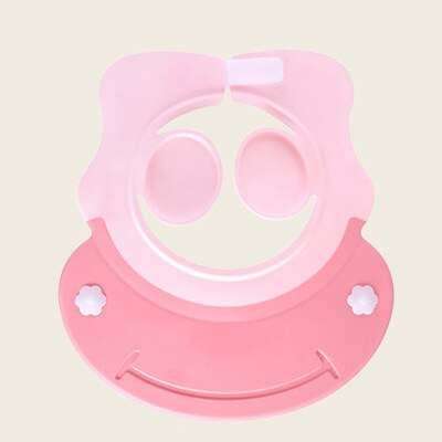 Sicherheit Baby sterben Haare Waschen Hütte Ohr Schutz Typ freundlicher Silikon Schlecht Kappe freundlicher Shampoo Kappe freundlicher: Rosa