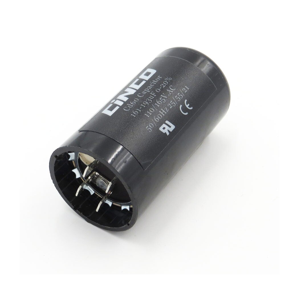 CD60 Motor Start Capacitors Motor Starting 161-193uF 110V 125V 165V 161-193 mfd uf mf Compressor HVAC Electrolytic 110VAC 125VAC