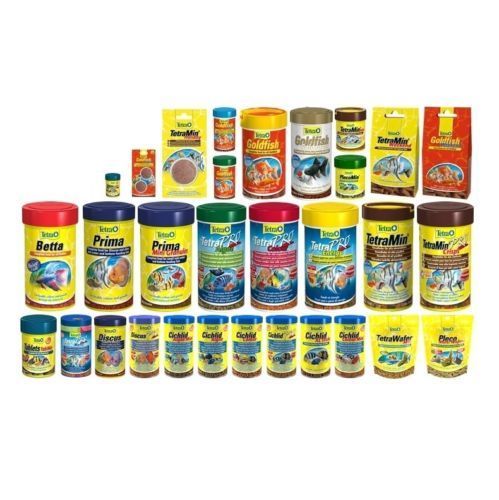 Tetra Fish Food All in One Listing Food for Gold Fish Guppy Small Tropical Fish Discus Rubin Multi Walfer
