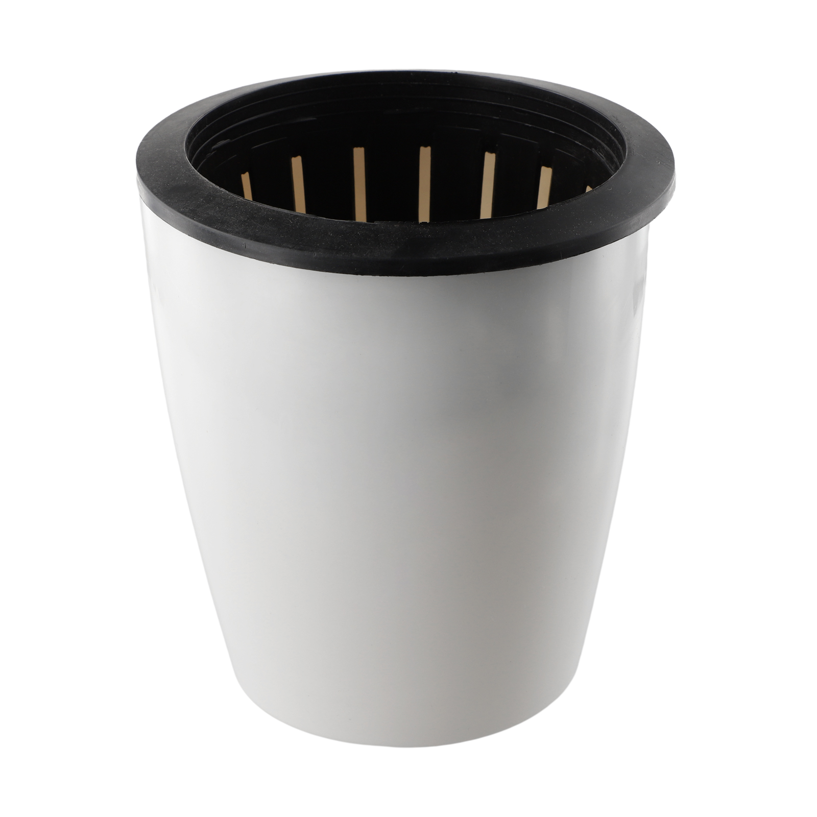 Lazy Flower Pot Flowerpot Imitation Porcelain Series Plastic Self Watering Pot Outer Inner Green Plants Pot For Home Decoration: Burgundy
