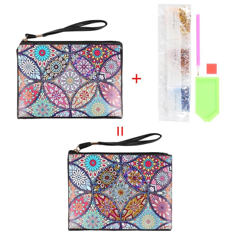 DIY Diamond Painting Wristlet Wallet Butterfly Special Shaped Embroidery Cross Stitch Wallet For Women Christmas: F