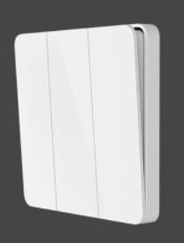 Xiaomi Mijia Smart Switch Wall Switch Single Double Three Open Control Modes Over Intelligent Lamp Light Switches: Three  button