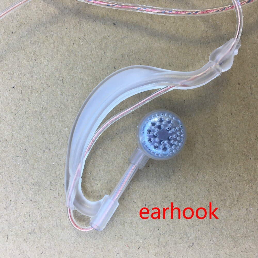 honghuismart transparent telescope headphone K plug for Kenwood Baofeng BF-UV5R,888S,Puxing,Quansheng,Wouxun etc walkie talkie