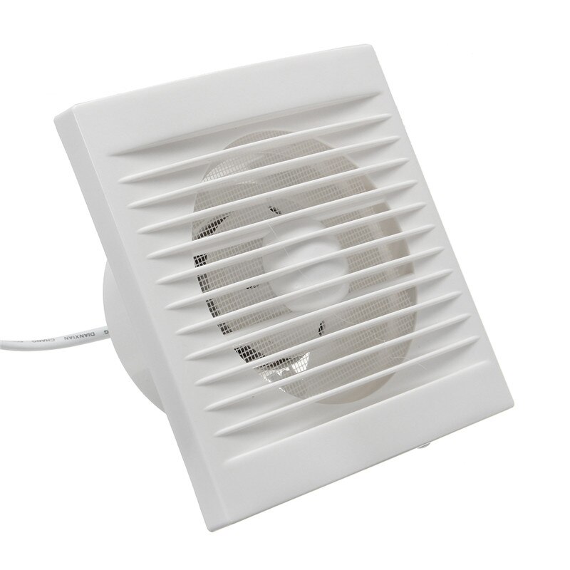 12w 220v hvit hengende vegg vindu glass liten ventilator avtrekk avtrekksvifter toalett bad kjøkken vifte hull størrelse 110 x 110mm
