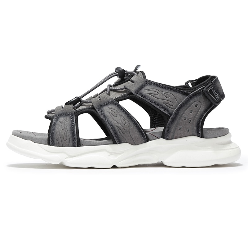 Camelo moda ao ar livre praia gladiador confortável sapatos casuais sandálias masculinas verão novo leve antiderrapante
