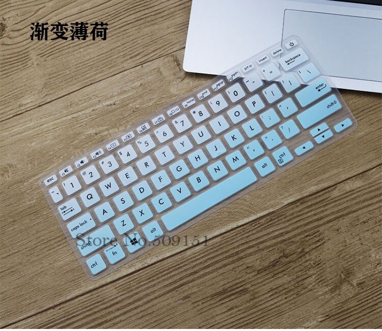 For ASUS Vivobook 14 X409MA X409JB X409JP X409UA X409U X409JA X409FJ X409FL x409 fb x409f x409fa Laptop Keyboard Cover Protector: Gradual Skyblue