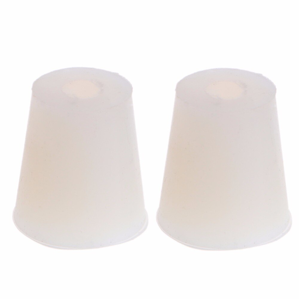 2 pcs Home Brew Vinho Rolhas de Silicone Plug Rolha De Borracha Com Furo Válvula Airlock Vinho Bubbler Cerveja Barra de Ferramentas