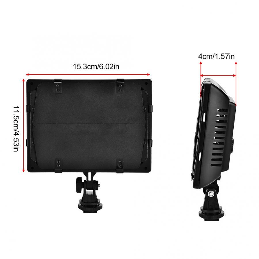 Led lumière annulaire W160 vidéo photographie lumière lampe panneau 6000K LED pour DSLR caméra DV caméscope téléphone lumière chaude