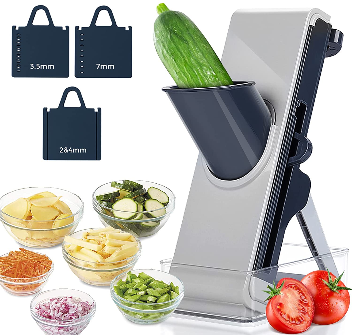 Vegetable Cutter Multifunctional Slicer Fruit Potato Peeler Carrot Grater Kitchen Accessories Basket Household Vegetable Slicer