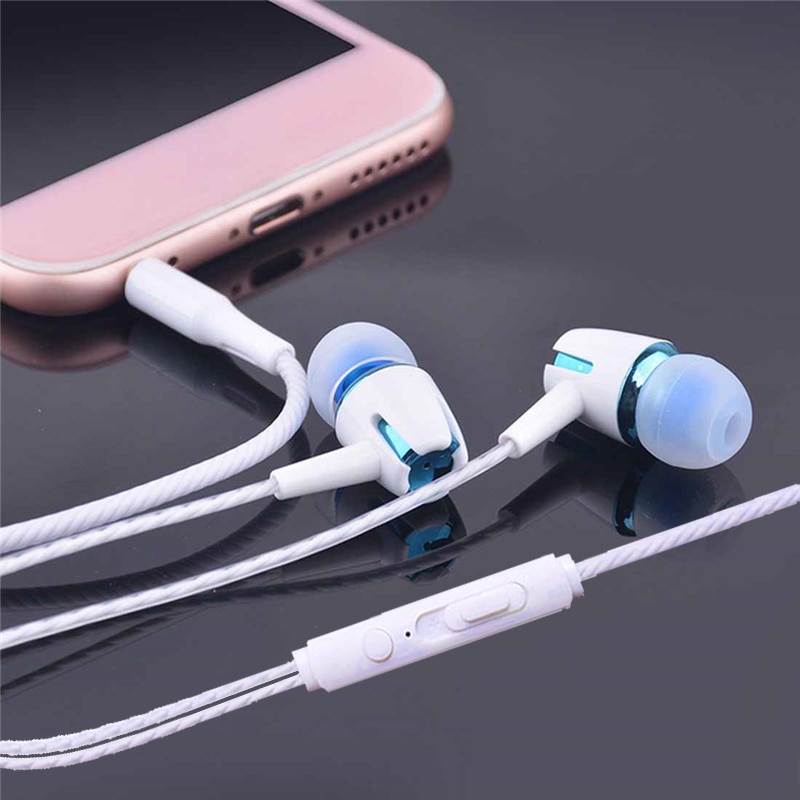 Auriculares con cable E18 para teléfono móvil, cascos ajustables de volumen, pausa/reproducción, para Huawei, xiaomi Honor, 3,5mm