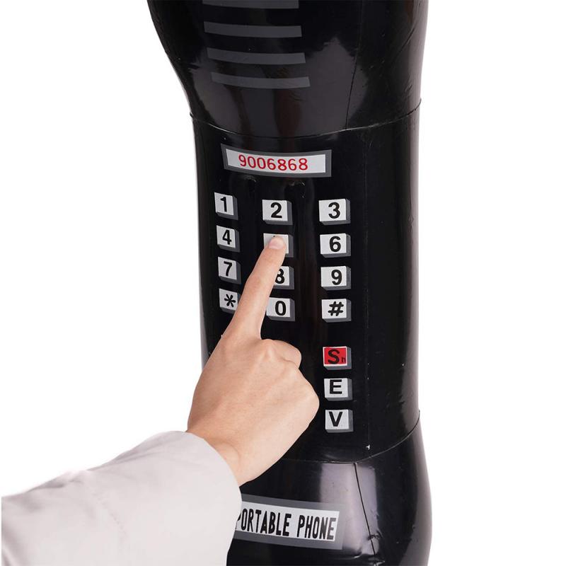 2 Pieces Inflatable Radio Boom box Inflatable Retro Mobile Phone Props for 80s 90s Party Decorations Swimming Pool Accessories