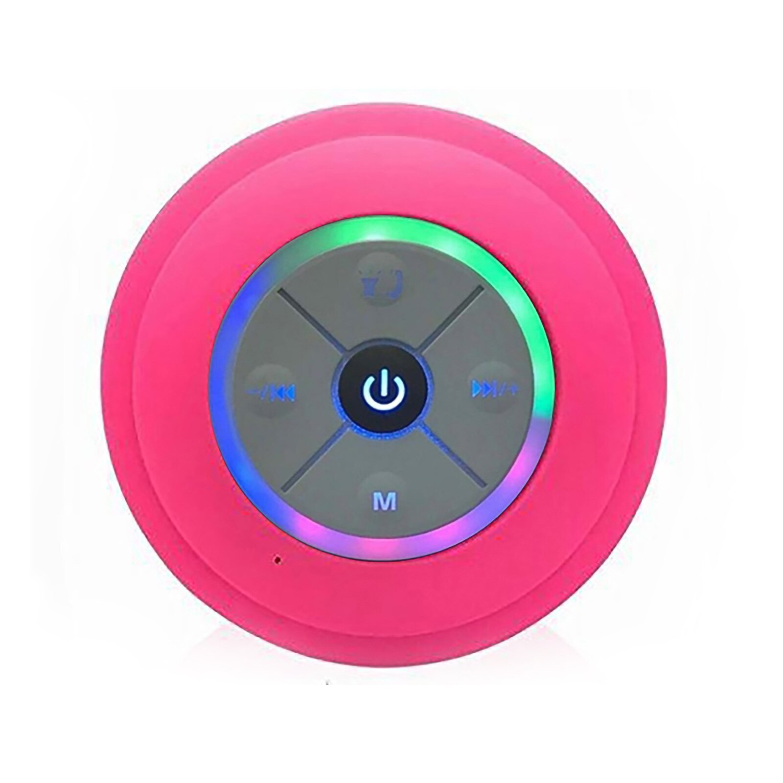 Wireless Portable Bluetooth Speaker Cool Shower Speaker Waterproof Bluetooth Shower Speaker Hands-free Car Portable Speaker: pink
