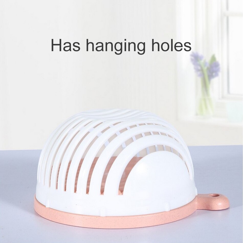 Kreative Werkzeuge Salat Schneiden Schüssel Schnelle Obst Gemüse Salat Zerhacker Schüssel Frische Salat Schneidemaschine Küche Gerät Sicher BPA-Freies: Rosa