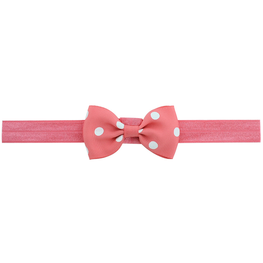1 Pcs Headwrap Baby Hoofdbanden Hoofddeksels Meisjes Boog Knoop Dot Haarband Head Band Infant Peuters Haar Kleding Accessoires: 15