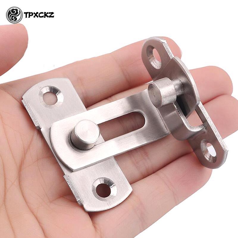 90 Degree Right Angle Door Latch Buckles Curved Bending Latch Bolts Sliding Lock