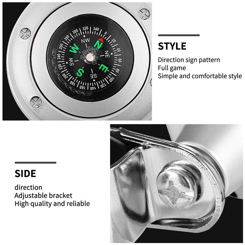 Steering Wheel Assistive Ball Power Booster Ball Spinner Steering Handle Wheel Knob For Car Vehicle Steering Wheel Auto (Silver)