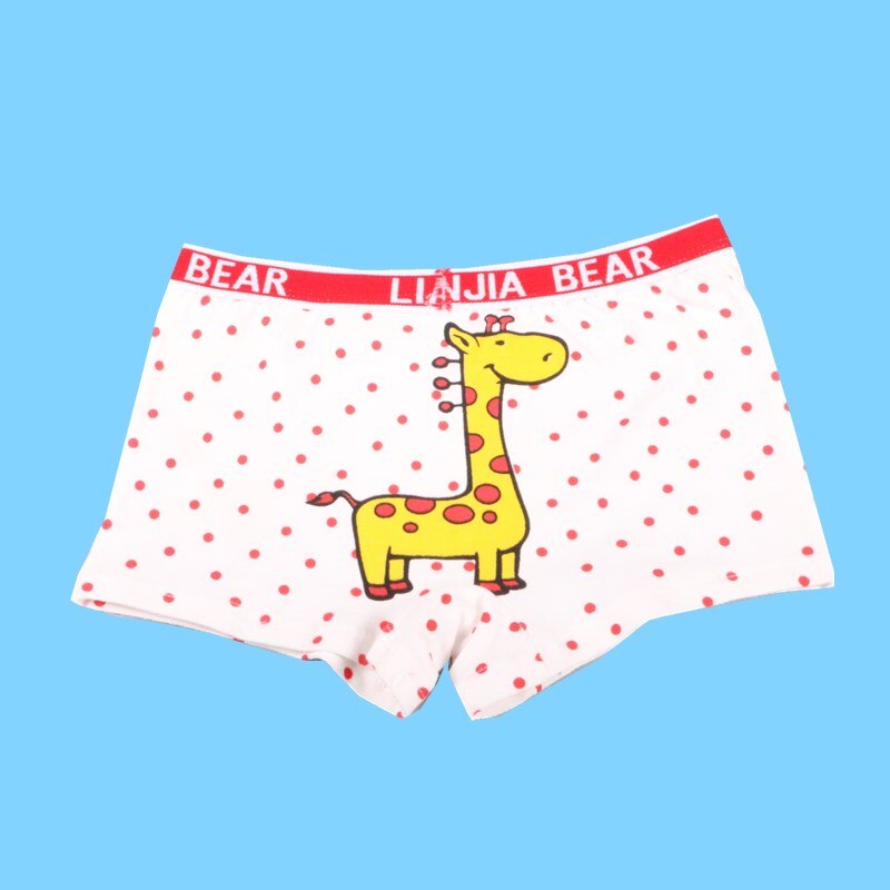2 stk/parti drenge boxershorts børn undertøj til drenge bomulds boxer undertøj børn trusser giraf 2-10 år