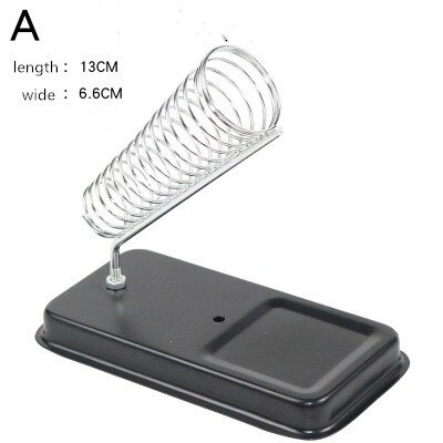 1pc Electric Soldering Iron Stand Holder Metal Support Station With Solder Sponge Soldering Iron Frame Small And Simple: A