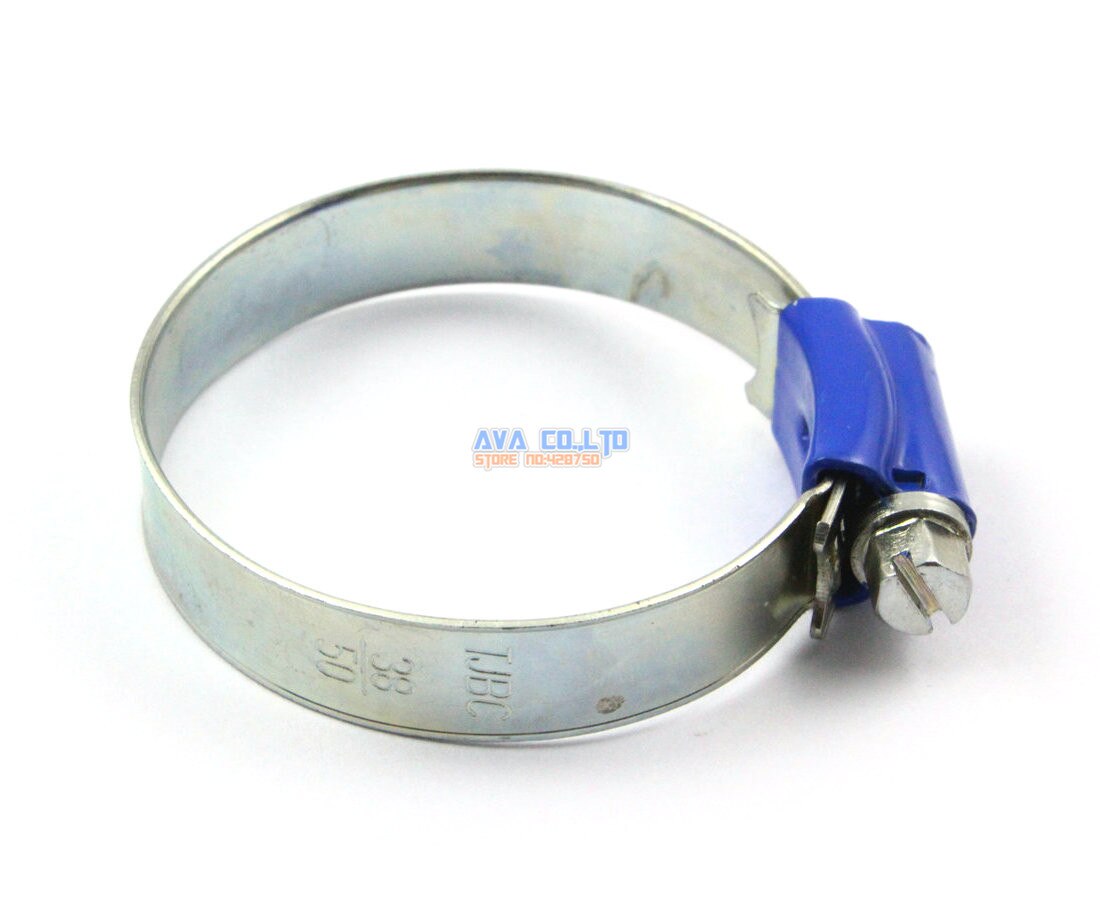 10 Pieces 38-50mm Carbon Steel Hose Clamp Worm Gear Hose Pipe Fitting Clamp