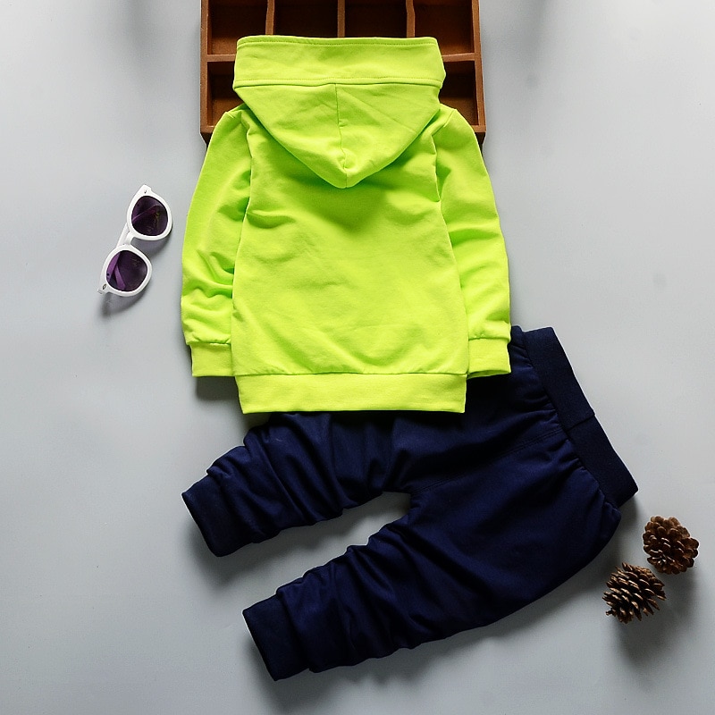 Peuterjongenskledingset, kindertrainingspak, katoenen set, 2 stuks, 5 jaar sportkleding, klein kind, hoodie, babypak, herfst