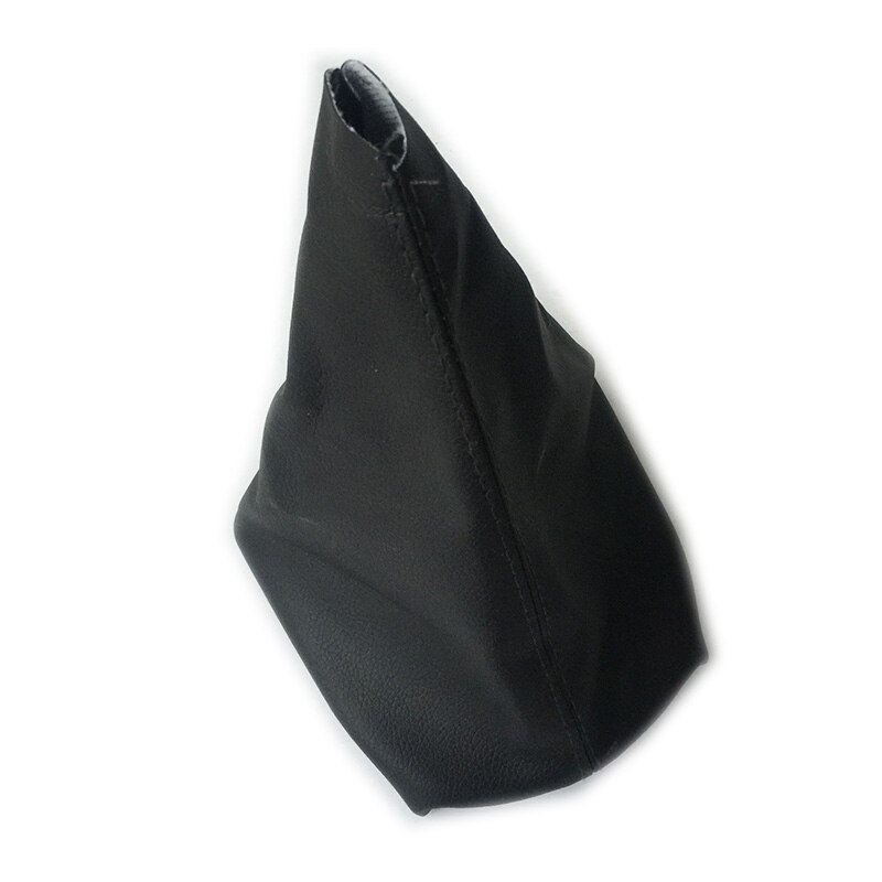 Pomo de cambio de marchas para coche, cubierta de bota de Gaitor de palanca de cromo y cuero para Citroen C2 C4 Picasso para Peugeot 307 308 3008: gear boot