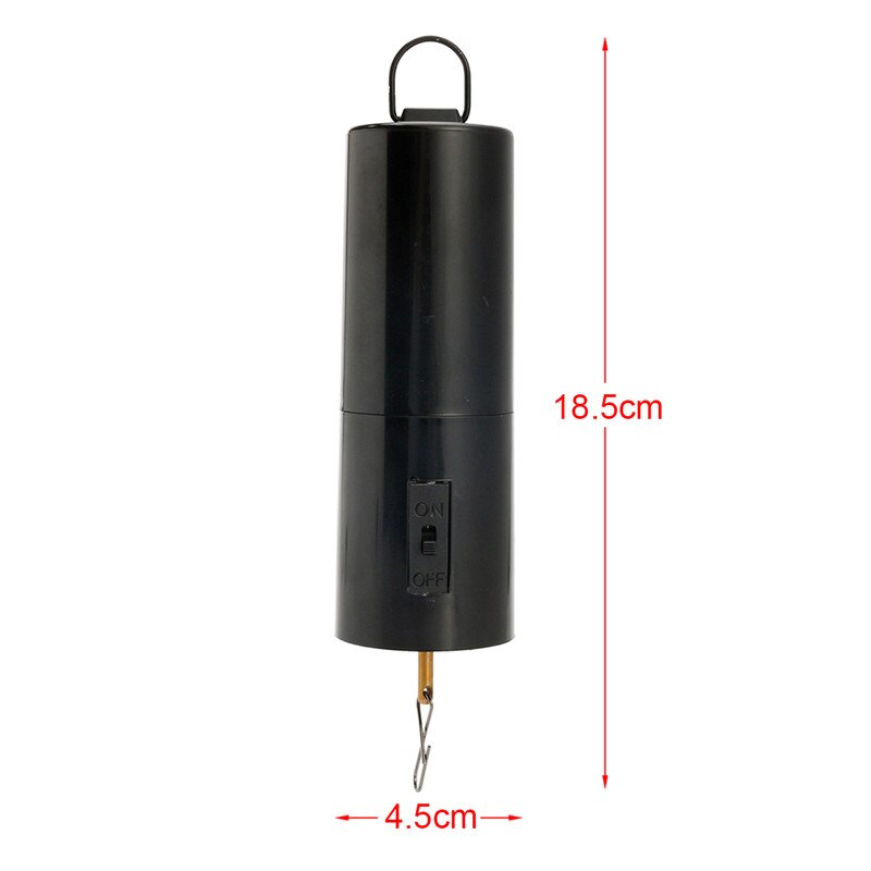 14 x 4 x 4cm bærende 2kg svarte speilkulemotorer spinn batteridrevne roterende dreiemotorer til diskofest bryllup