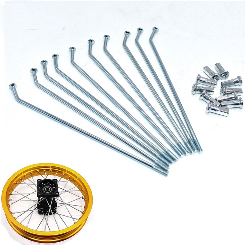 Schmutz Fahrrad Rad Speichen 10 Zoll 12 Zoll 14 Zoll 16 Zoll Vorderseite Felgen Hub Hinten Rand Hub Draht