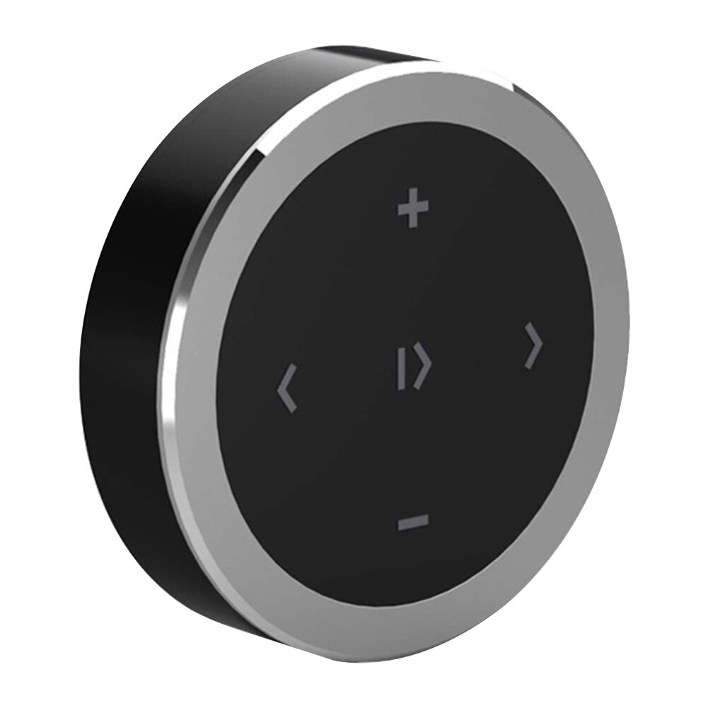 Bluetooth Car Steering Wheel Media Remote Control for iPhone iPad Samsung Car Electronic Accessories: Silver