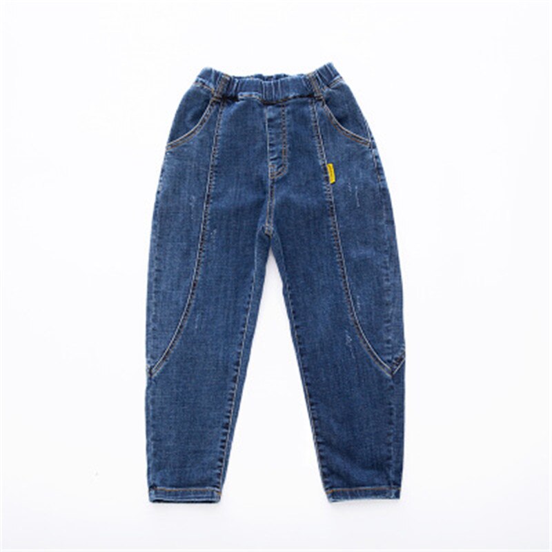 Drenge jeans denim bukser børn casual jeans cowboy lange bukser elastisk talje børn casual bukser drenge jeans bukser tøj
