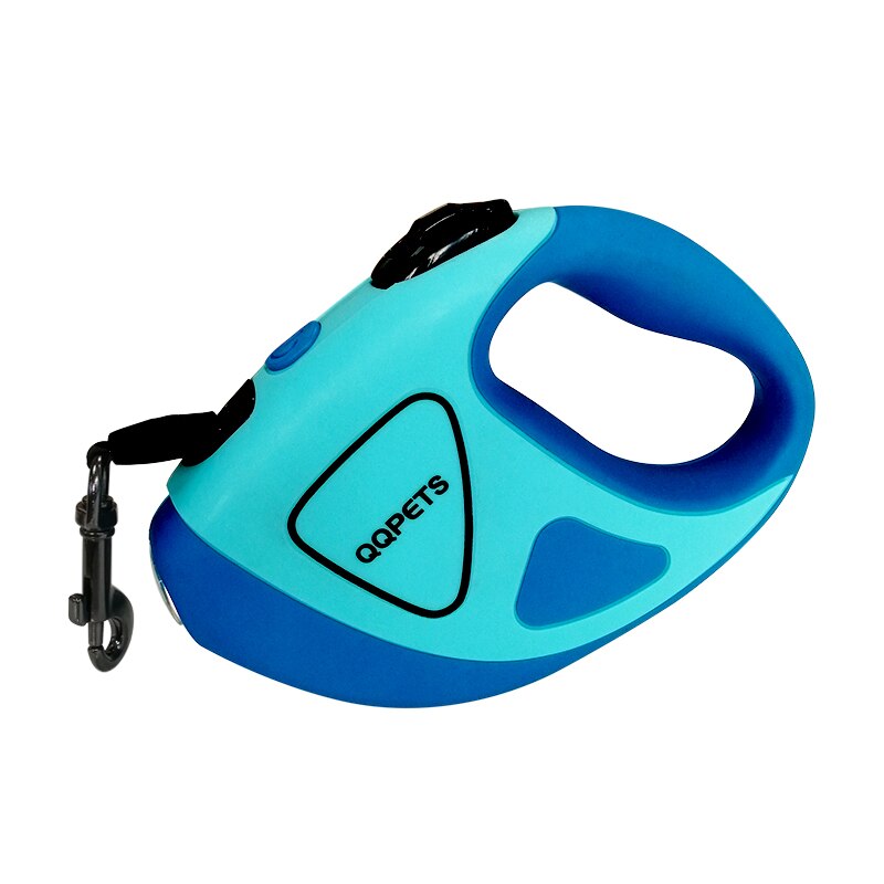 Hondenriem automatisch intrekbaar, led-lichtgevend, rekbaar, nylon hondenriem, lange hondenhand, touw voor middelgrote en grote honden.: Avatarkleur / 3m