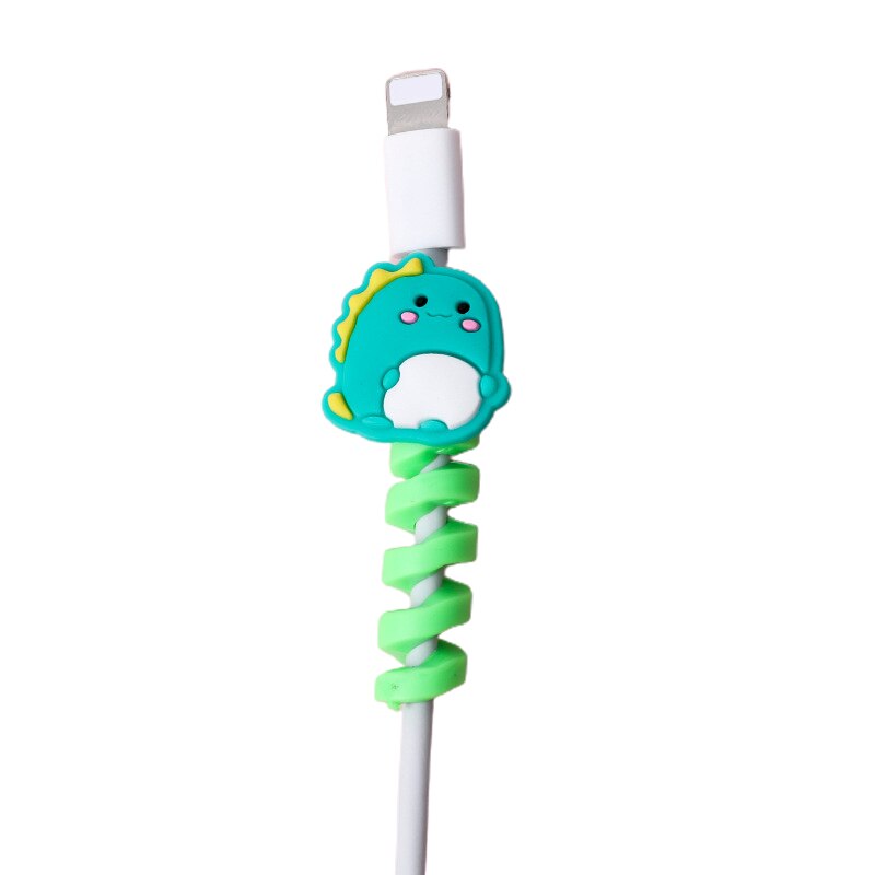 Protector de cubierta de Cable cargador soporte de Cable Protector de auriculares Cable que cubre línea soporte de Cable organizador de cables Gestión de Datos: 04