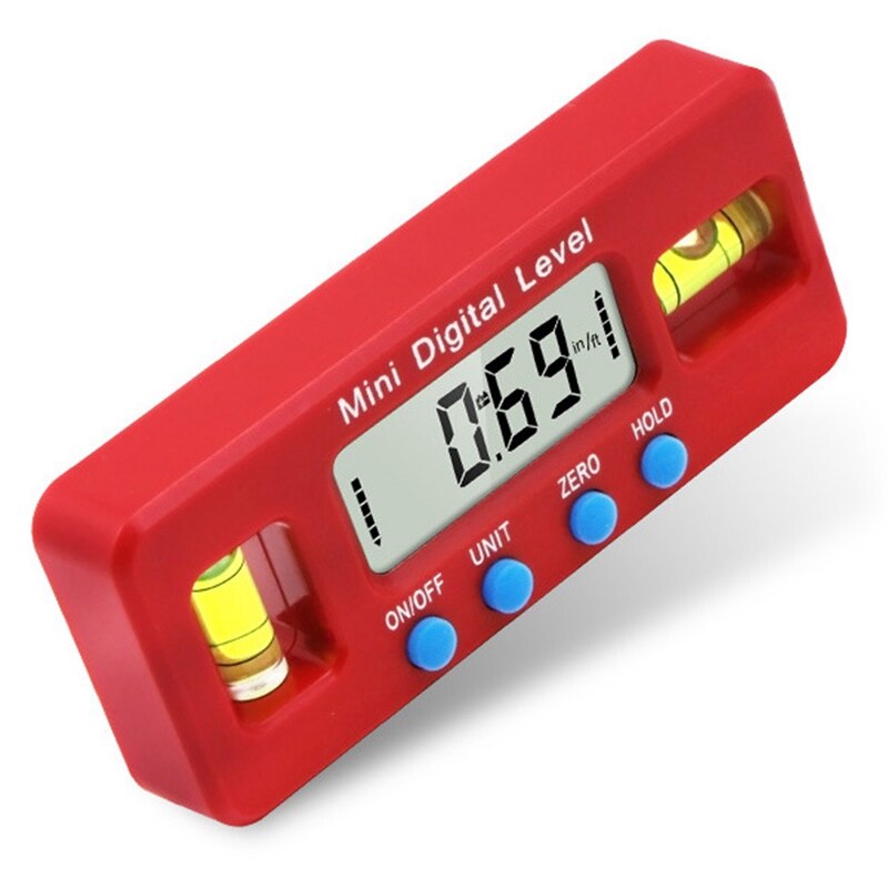 Precision Digital Protractor Inclinometer Waterproof Level Box Digital Angle Finder Bevel Angle Measuring Tool