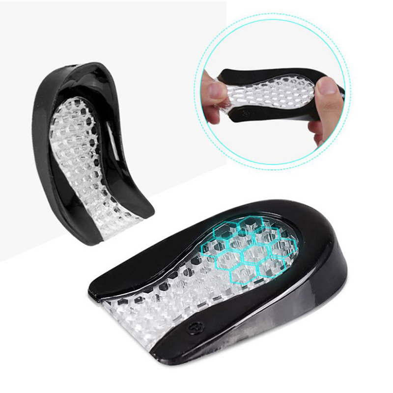 Plantilla Invisible de aumento de altura, cojín de elevación de altura, corte ajustable, inserto de talón de zapato, almohadilla de pie absorbente, 1,2-4,3 cm