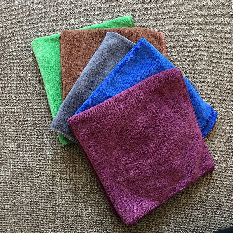 5 Pcs 40X40 Cm Wasstraat Microfiber Handdoek Car Cleaning Drogen Doek Zomen Car Care Doek Detaillering Auto wassen Handdoeken Voor Kawasaki