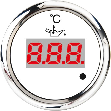 Universele Digitale Temperatuurmeter Voor Auto Motorfiets 52Mm Olie Temp Meter 50 ~ 150 Celsius Olie Temperatuur indicator12V: WS A