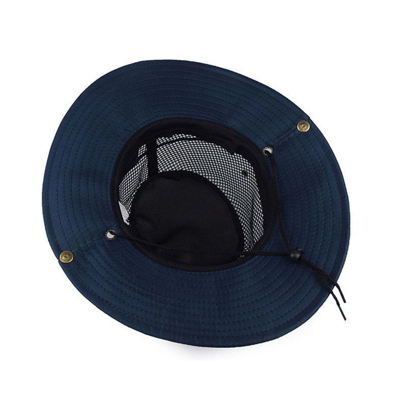 Gorra de pescador de malla plegable para hombre y mujer, sombrero de cubo transpirable para playa al aire libre, playa, playa, senderismo, verano, L9