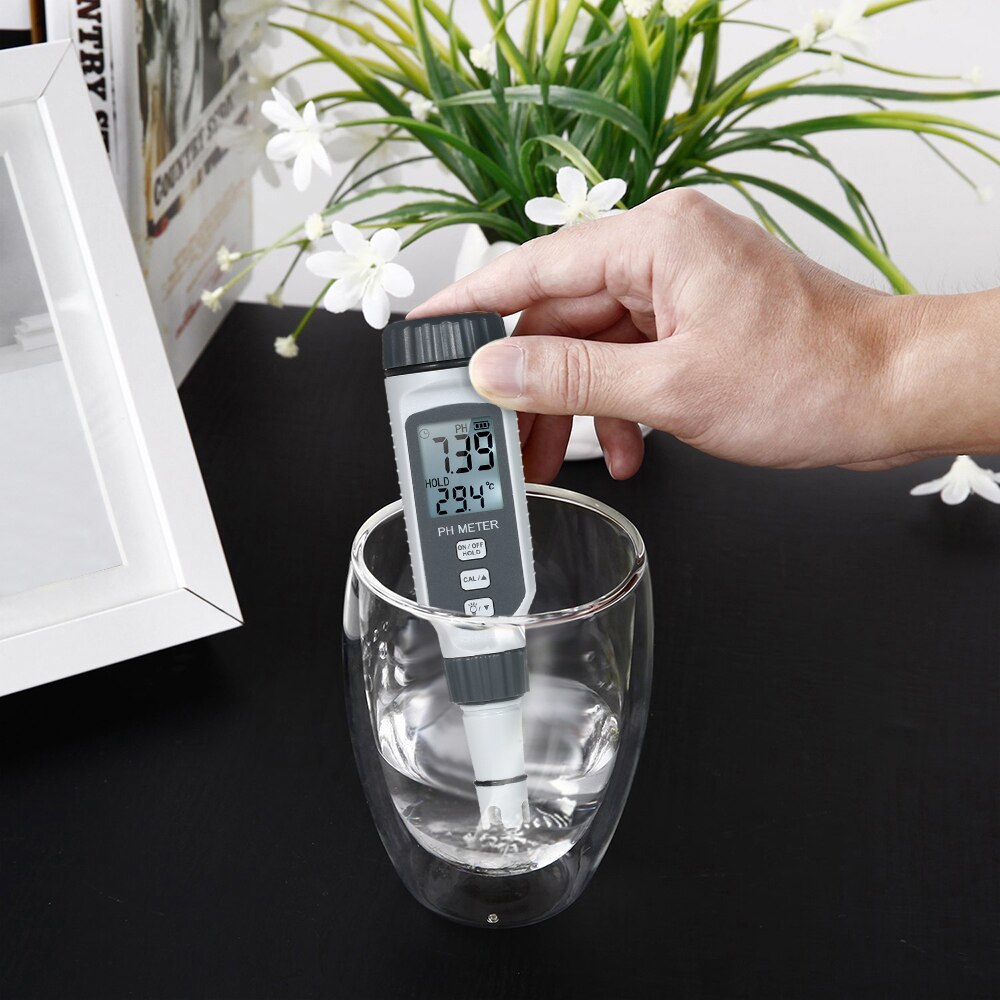 Digitaler PH-Tester Für Wasser – 0-14 Bereich, 0,01 Genauigkeit, Stiftförmig, ABS-Gehäuse, Automatische Kalibrierung