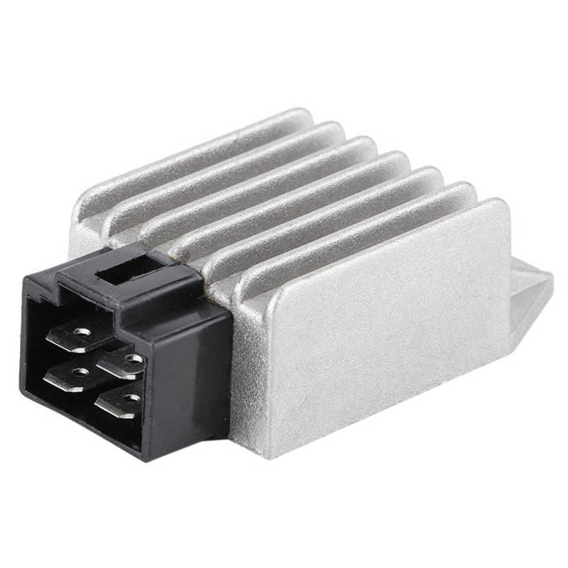 Universele Motorfiets Motor 12V Spanningsregelaar Gelijkrichter 4 Pin Voor Scooter Bromfiets Atv Gokarts Buggie GY6 Motor 50cc-150cc