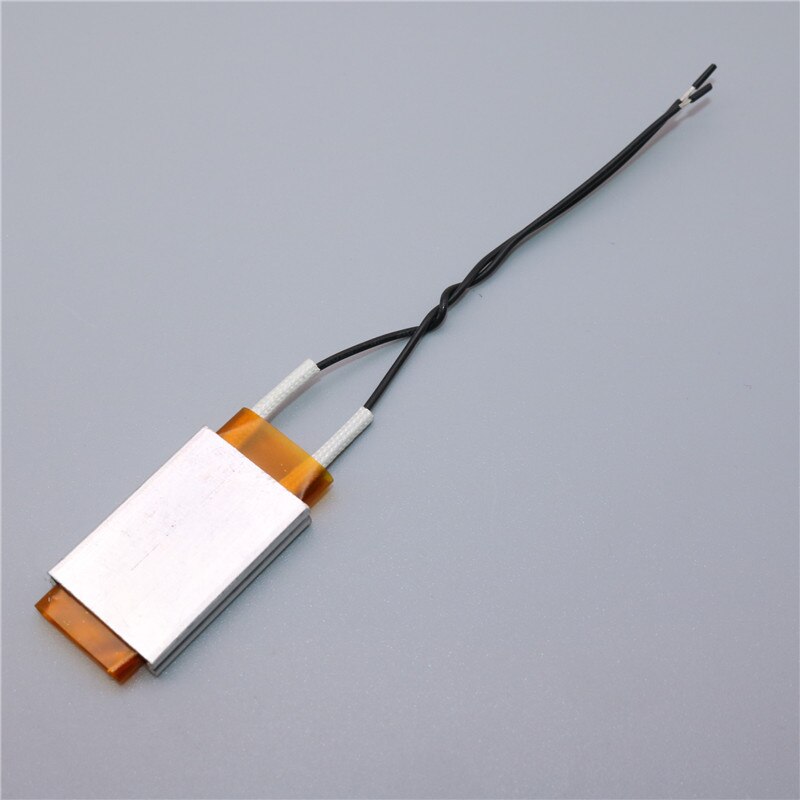 Placa de calefacción eléctrica de cerámica de 10 Uds elemento de calefacción de coche 12V concha de cerámica hoja calentador de temperatura constante 80/120/220 ℃