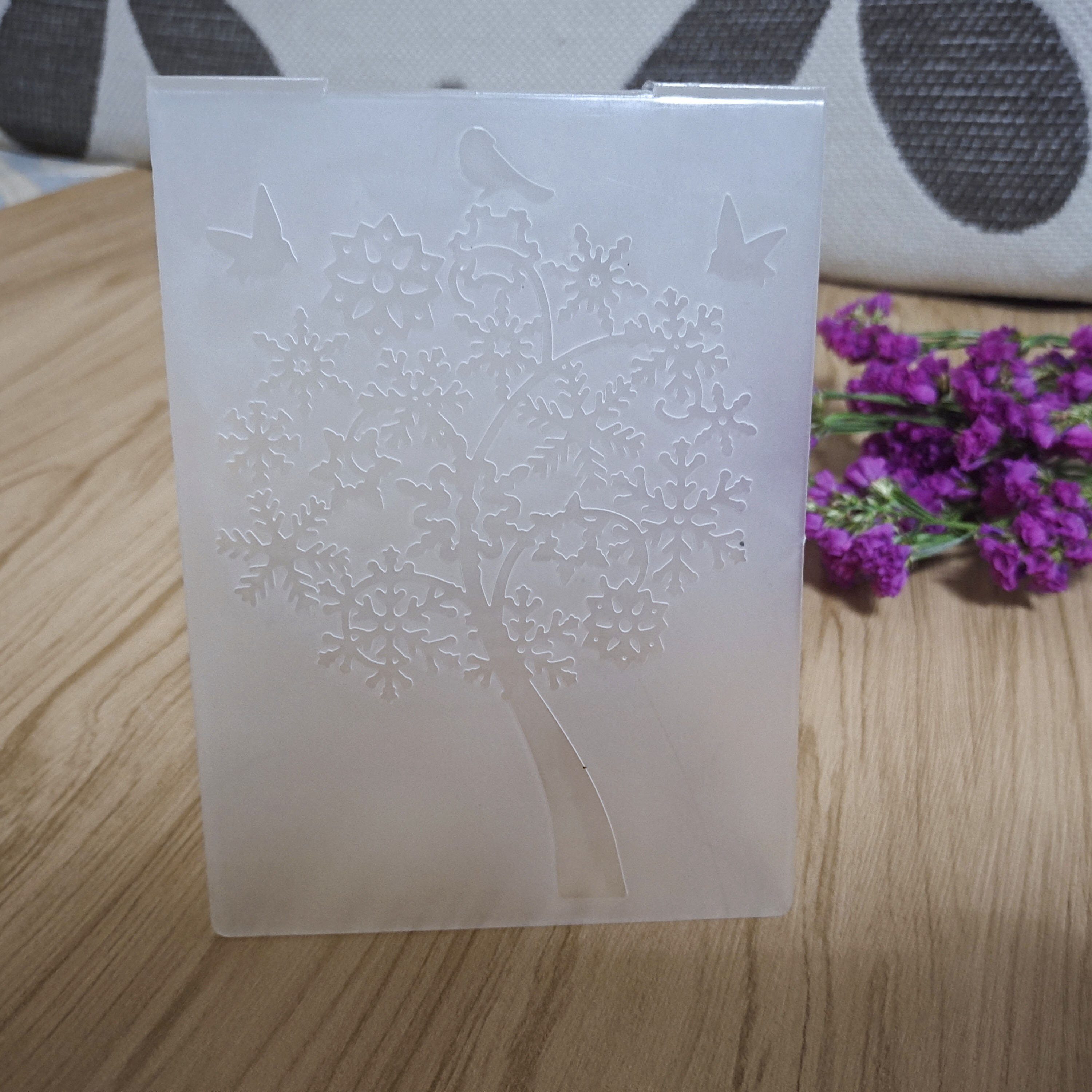Wall Tiles/ 3D Bird / Flower/Various Patterns Embossing Folder For Scrapbooking DIY Photo Album Card Making Crafts: FD-042