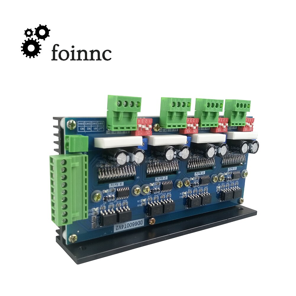 4-Axis stepper motor 2-phase stepper motor driver drives 4A 16 subdivision TB6600 DD6600T4V2