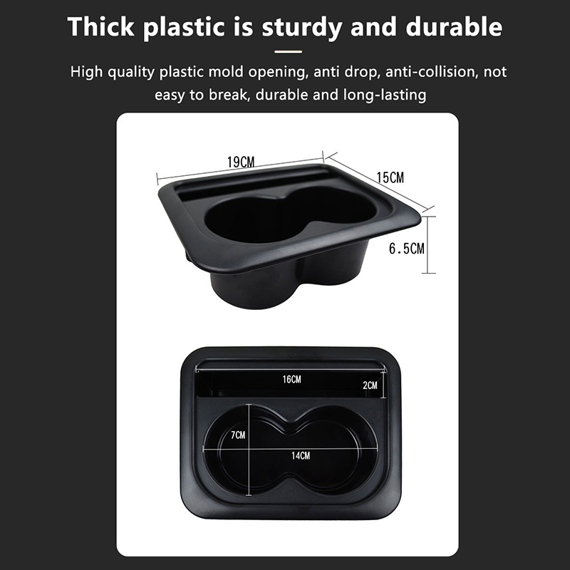 1pc Universal Water Cup Holder With Cell Phone Storage Holder Car Interior Accessories Car Holder Center Console Armrest Pillow