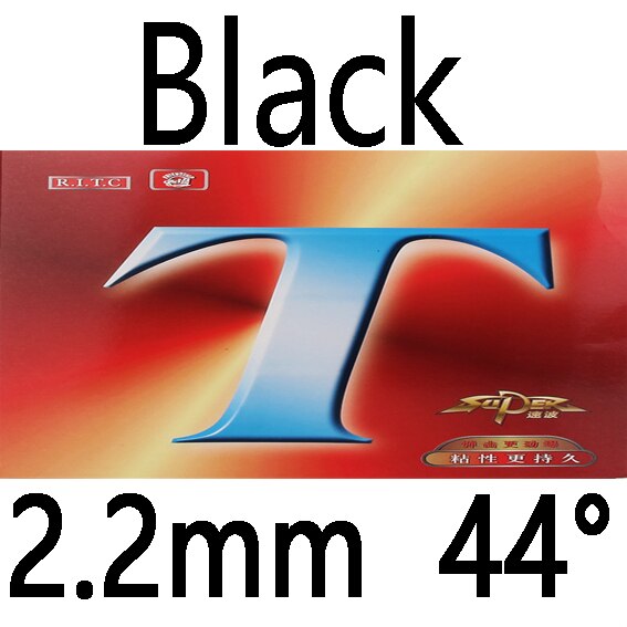 Pinzas De goma para Tenis De Mesa, SUPER T Pimples originales De la amistad, esponja De Ping Pong, Tenis De Mesa, 729: BLACK 2.2mm  44