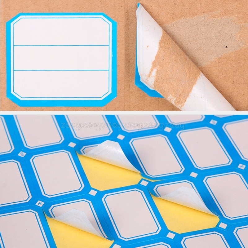 240 Pcs Blank Stickers Self Adhesive Sticky Blank Label Paper Label Can Be Classified Au13 19 Droship