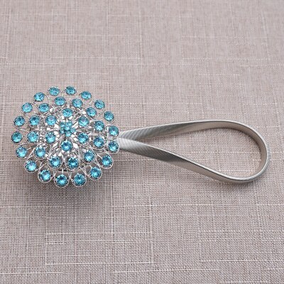 Shaped Magnet Flower Curtain Strap Magnetic Curtain Buckle Window Hatch Ball Holder Curtain Accessories: D